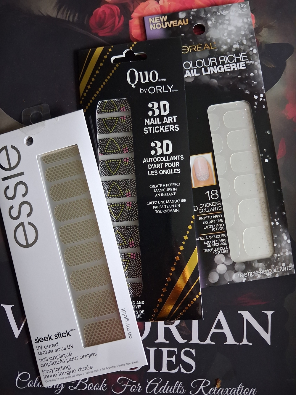Quo by ORLY & Essie Nail Stickers Bundle